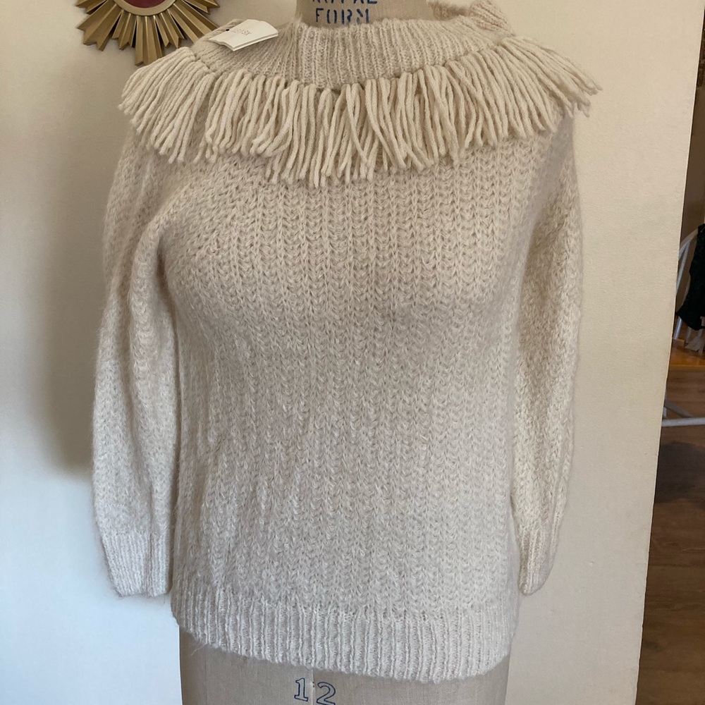 NWT Eleven Six Fringe Sweater
